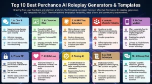 Top 10 Best Perchance AI Roleplay Generators & Templates for Immersive Storytelling