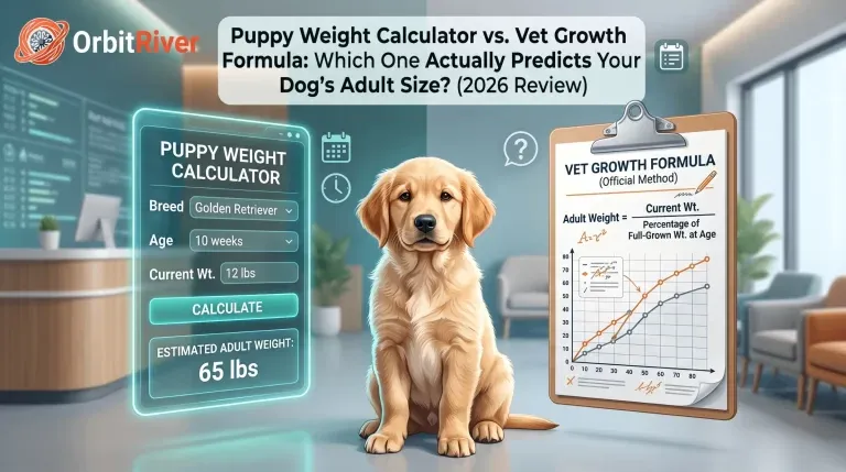 Puppy Weight Calculator vs. Vet Growth Formula: Which One Actually Predicts Your Dog's Adult Size? (2026 Review)