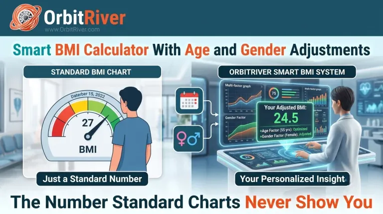Smart BMI Calculator With Age and Gender Adjustments: The Number Standard Charts Never Show You