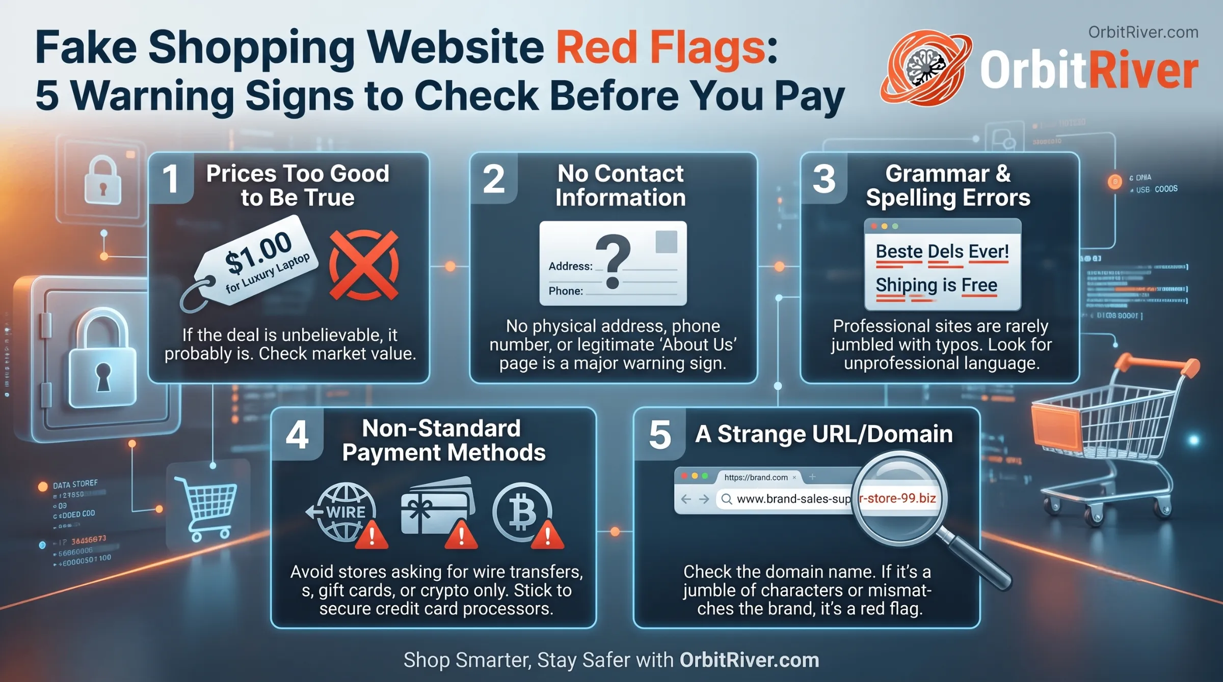Fake Shopping Website Red Flags: 5 Warning Signs to Check Before You Pay