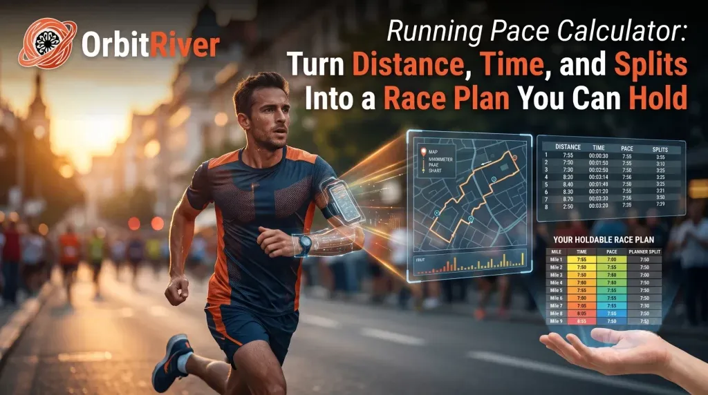 Running Pace Calculator: Turn Distance, Time, and Splits Into a Race Plan You Can Hold
