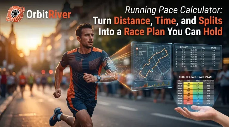 Running Pace Calculator: Turn Distance, Time, and Splits Into a Race Plan You Can Hold